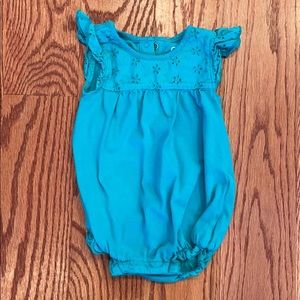 Baby girls bubble onesie